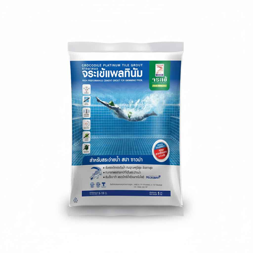 Keo chà ron hồ bơi Cá Sấu Crocodile Platinum