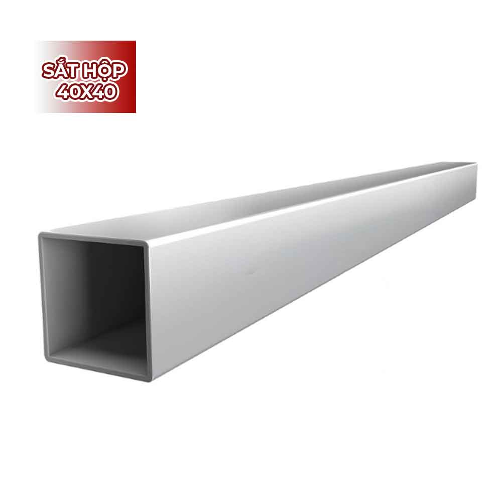 Sắt hộp vuông 40x40x6m mạ kẽm