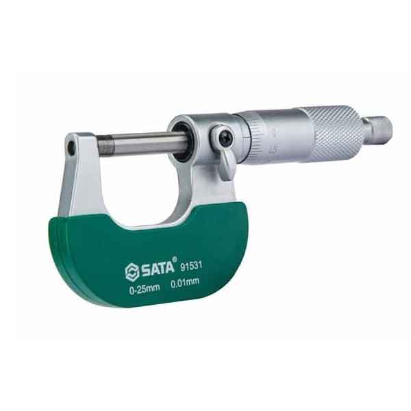 Thước Panme cơ đo ngoài 0-25mm SATA 91531