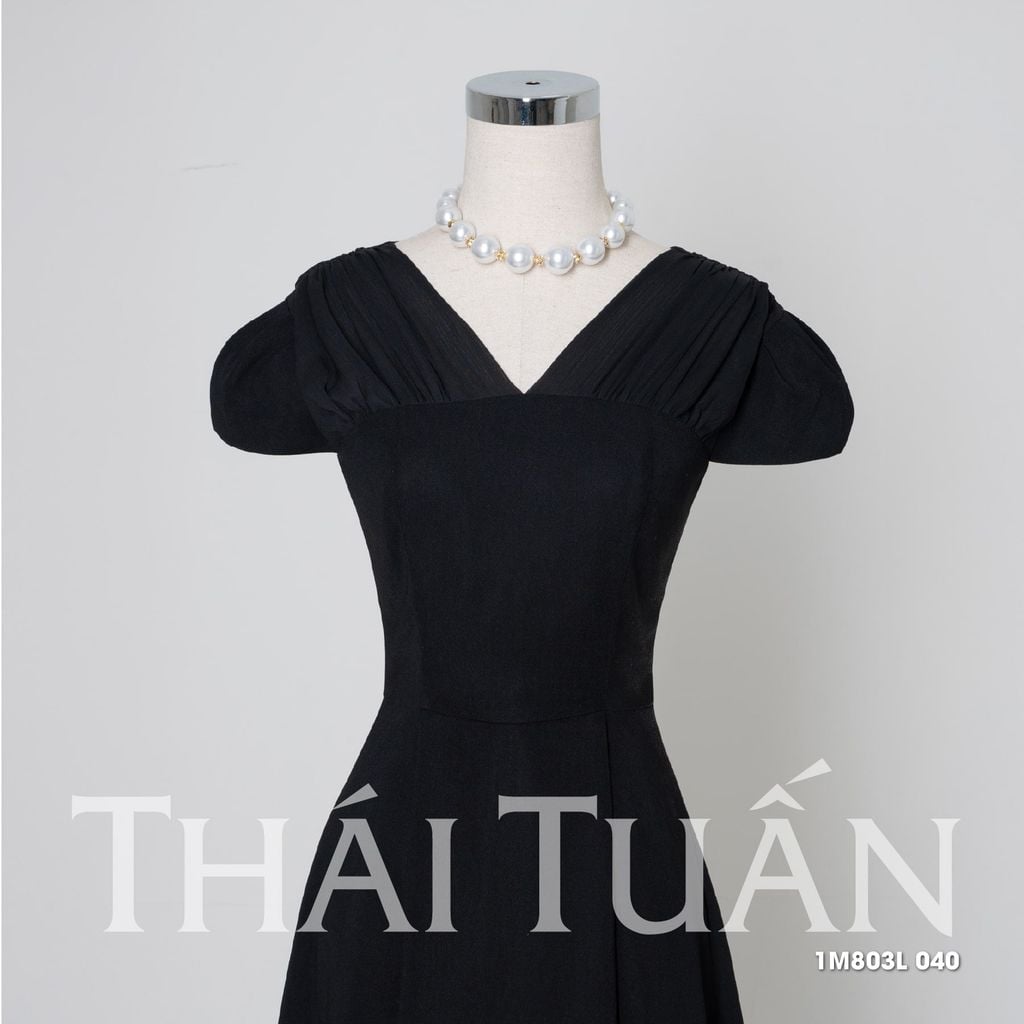  Đầm Nữ Thái Tuấn Dáng Dài Xếp Vai 1M083L040 