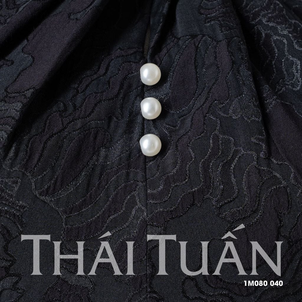  Đầm Nữ Thái Tuấn Gấm Ngọc Tuyết Dáng Chữ A 1M080040 