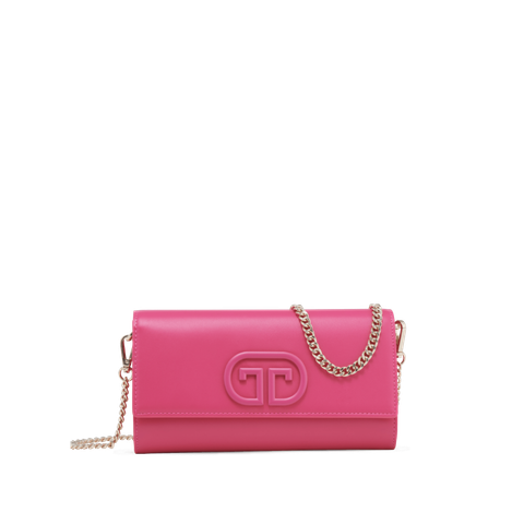  Clutch Nữ Thái Tuấn Thời Trang Màu Hồng Khóa Bấm 