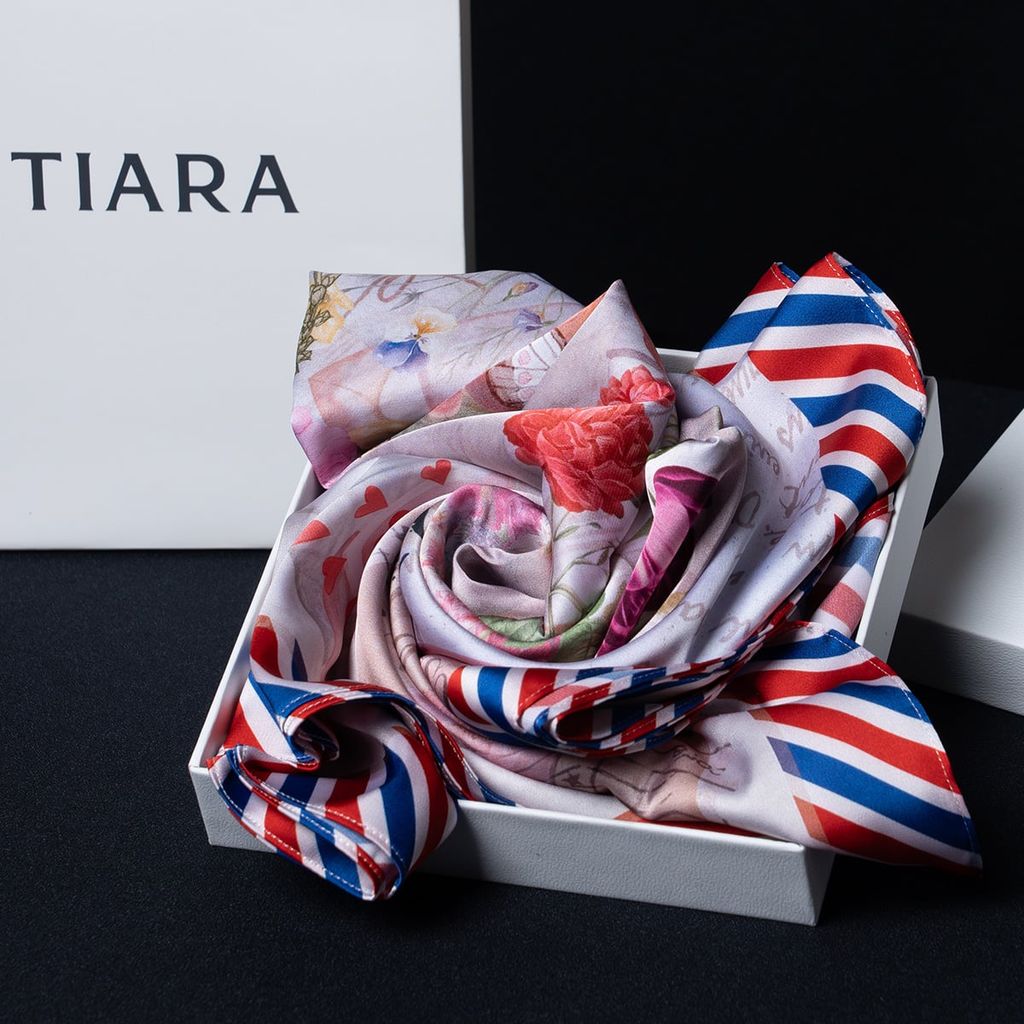  Khăn Choàng Tiara 2S54LB90 (90 x 90 cm) 