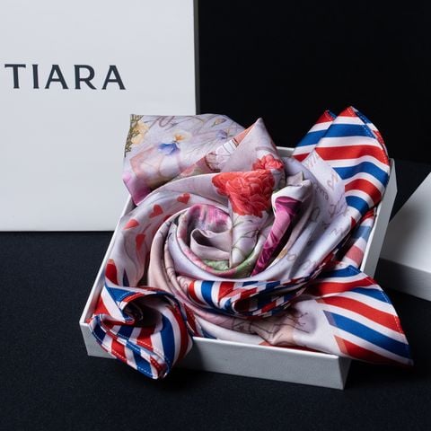  Khăn Choàng Tiara 2S54LB90 (90 x 90 cm) 