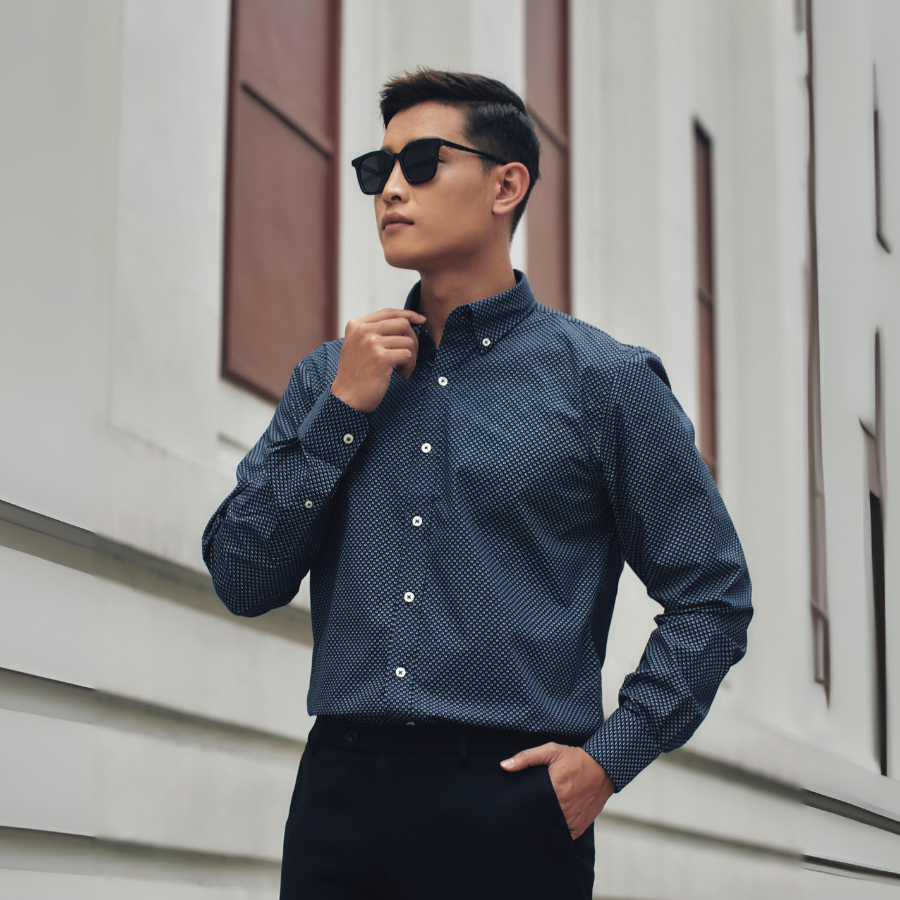  Áo Sơ Mi Nam Thái Tuấn Tay Dài 1C725K 