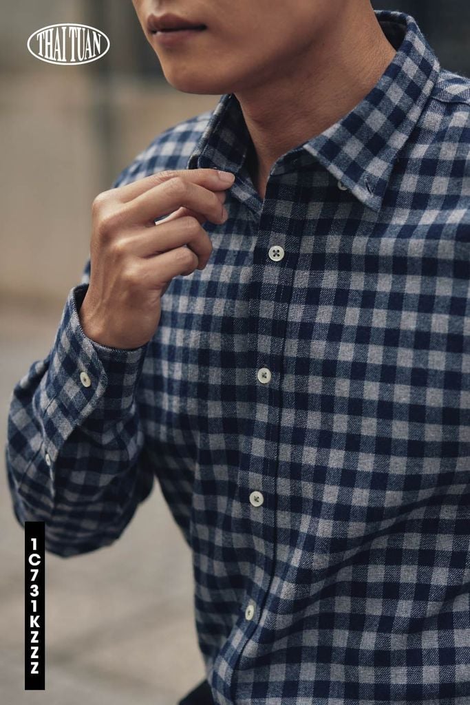  Áo Sơ Mi Nam Thái Tuấn Tay Dài 1C731K 