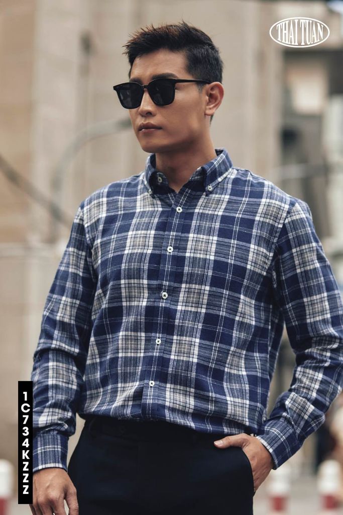  Áo Sơ Mi Nam Thái Tuấn Tay Dài 1C734K 