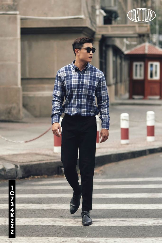  Áo Sơ Mi Nam Thái Tuấn Tay Dài 1C734K 