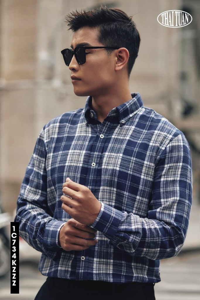  Áo Sơ Mi Nam Thái Tuấn Tay Dài 1C734K 