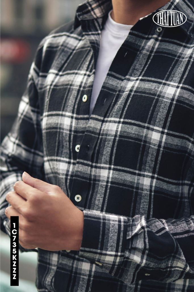  Áo Sơ Mi Nam Thái Tuấn Tay Dài 1C735K 