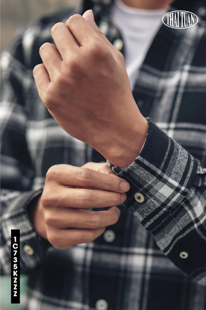  Áo Sơ Mi Nam Thái Tuấn Tay Dài 1C735K 