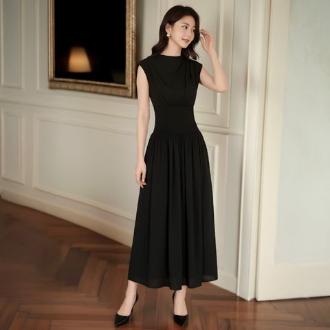  Đầm Nữ Thái Tuấn Cổ Tròn Sát Dáng Xòe 1M159 