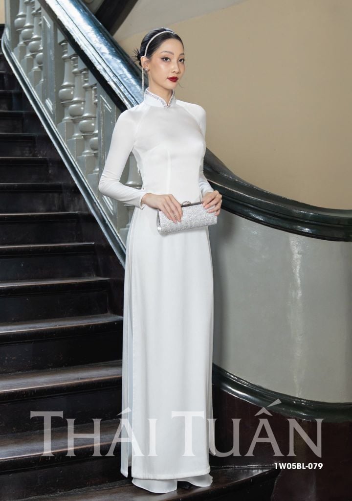  Áo Dài Nữ Thái Tuấn 1W05BL079 