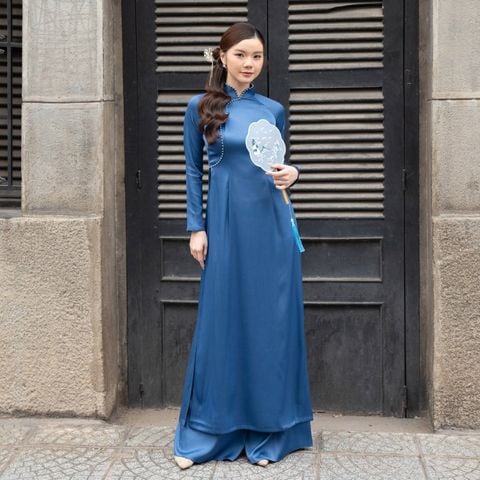  Áo Dài Nữ Thái Tuấn 1W58A015 