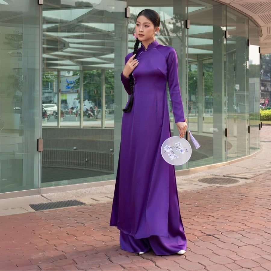  Áo Dài Nữ Thái Tuấn 1W58A214 