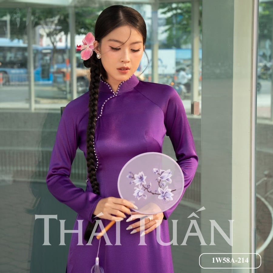 Áo Dài Nữ Thái Tuấn 1W58A214 
