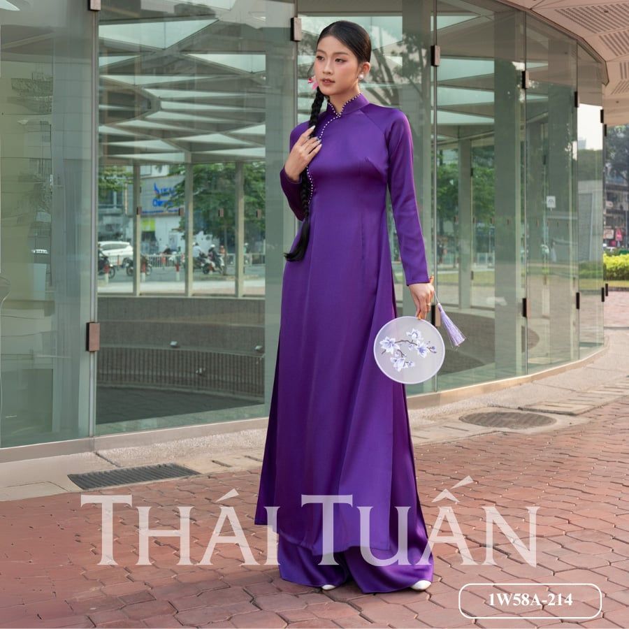  Áo Dài Nữ Thái Tuấn 1W58A214 