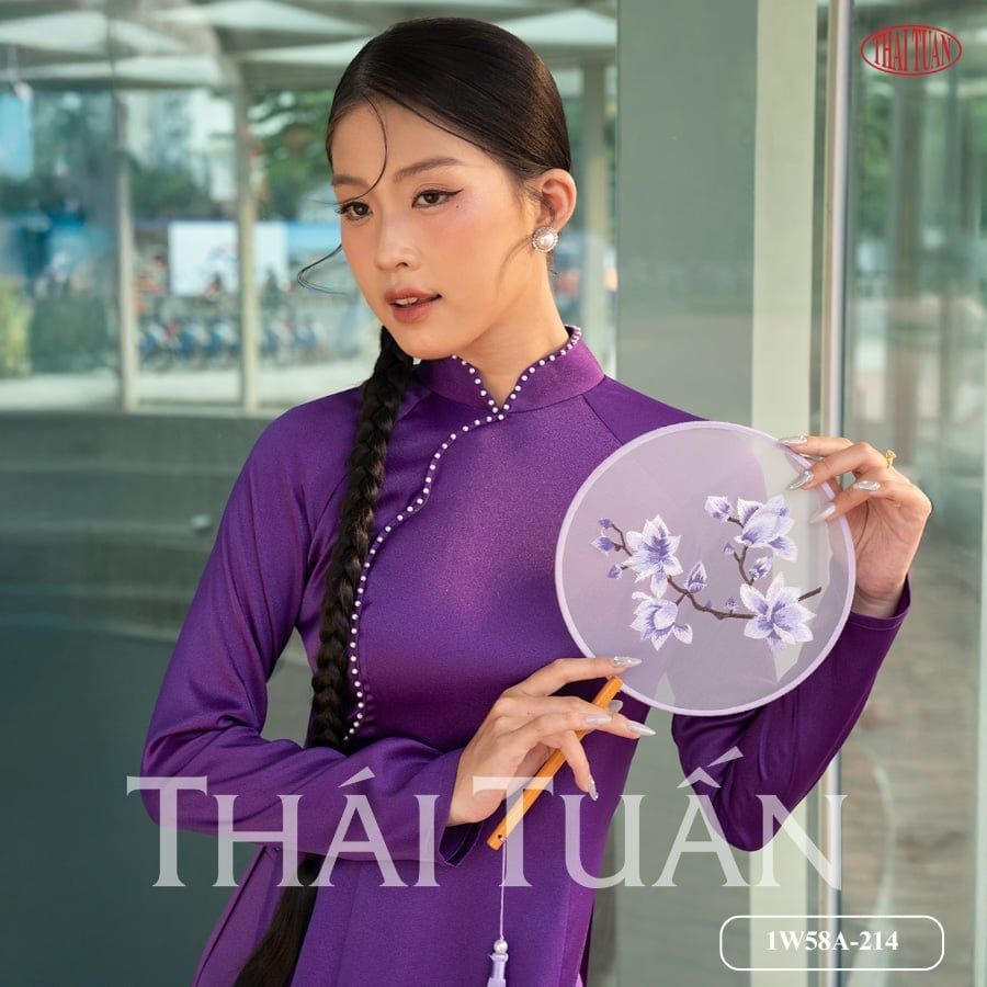 Áo Dài Nữ Thái Tuấn 1W58A214 