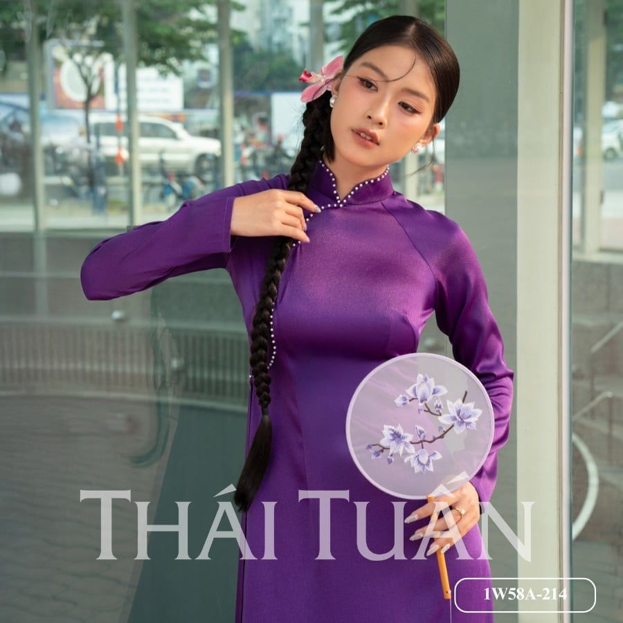  Áo Dài Nữ Thái Tuấn 1W58A214 