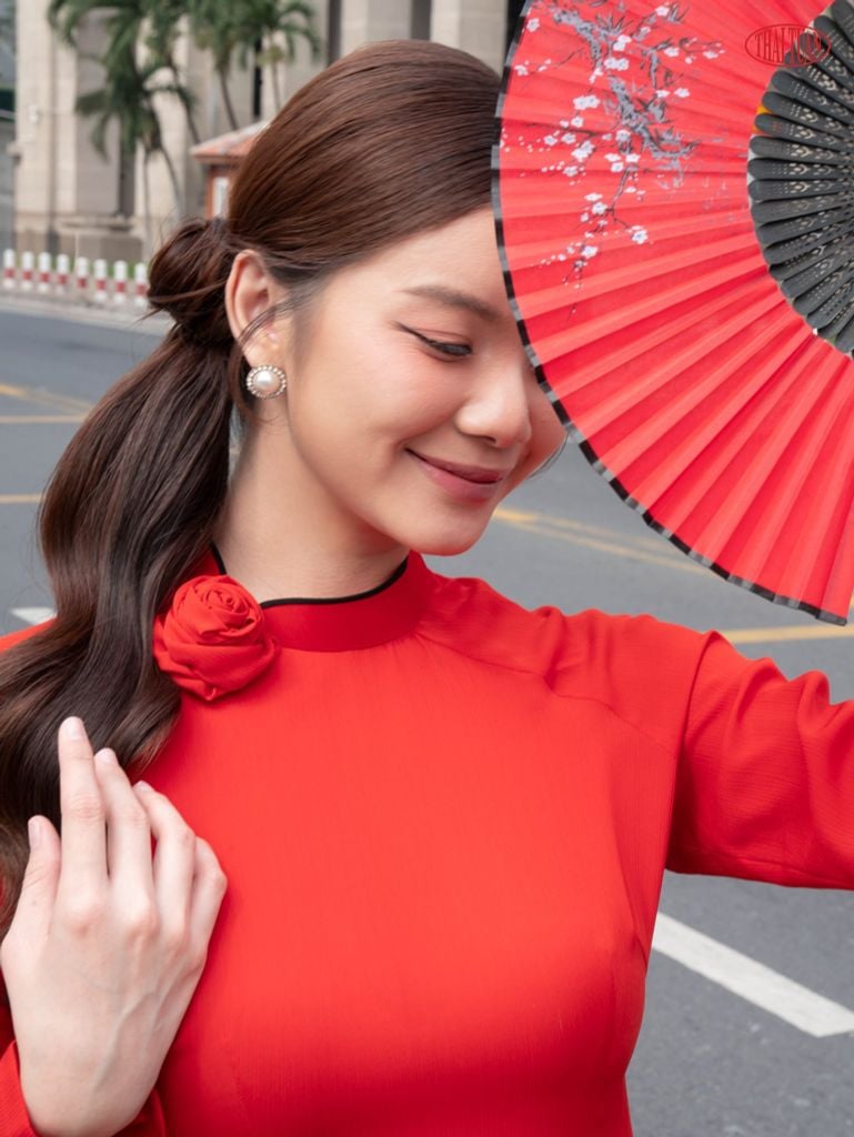  Áo Dài Nữ Thái Tuấn 1W61A343 