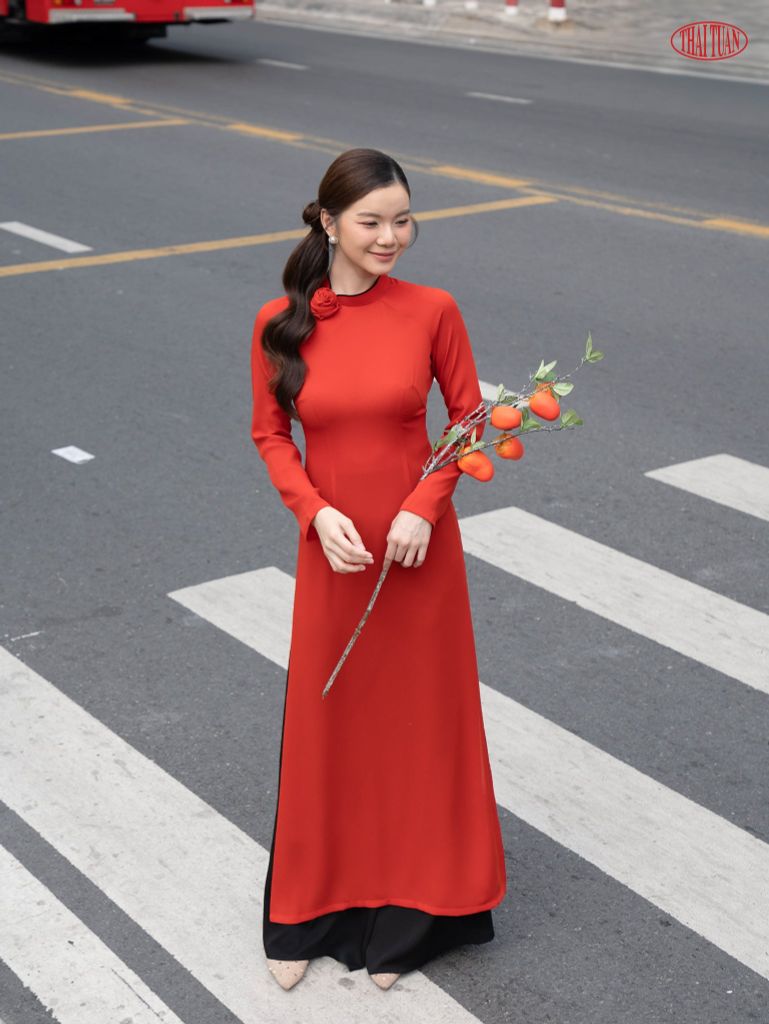  Áo Dài Nữ Thái Tuấn 1W61A343 