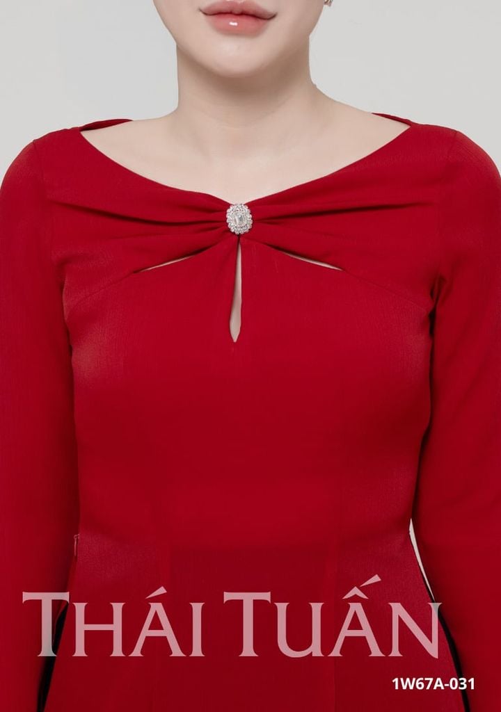  Áo Dài Nữ Thái Tuấn 1W67A 