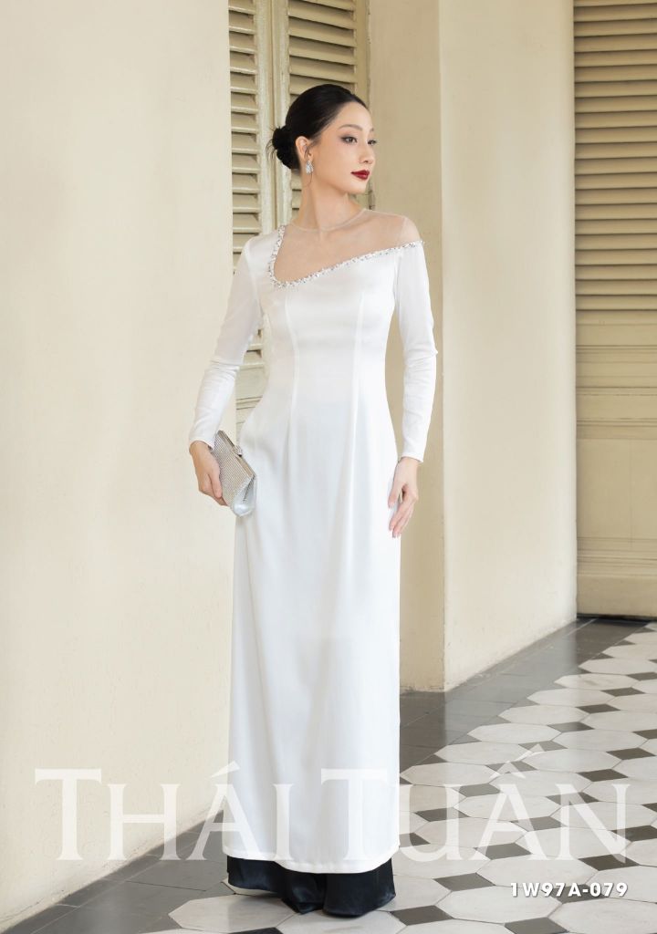  Áo Dài Nữ Thái Tuấn 1W97A079 