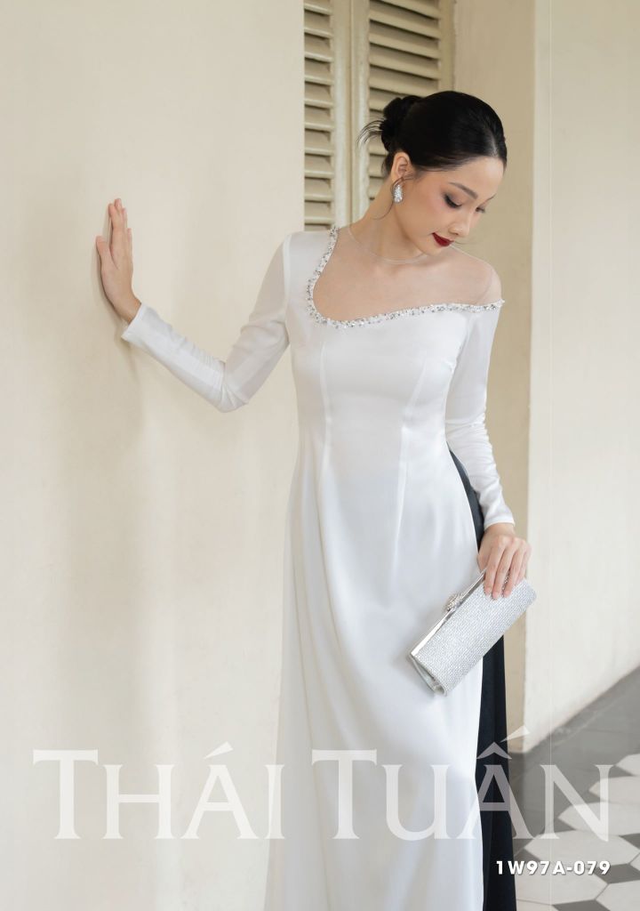  Áo Dài Nữ Thái Tuấn 1W97A079 