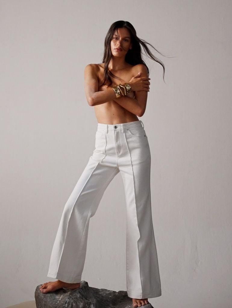  Quần Jeans Nữ Ống Rộng 