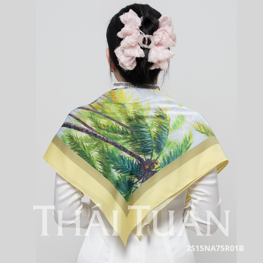  Khăn Choàng Thái Tuấn 2S15NA75R01B (75 x 75 cm) 