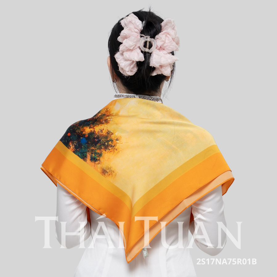  Khăn Choàng Thái Tuấn 2S17NA75R01B (75 x 75 cm) 