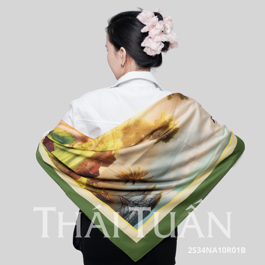  Khăn Choàng Thái Tuấn 2S34NA10R01B (100 x 100 cm) 