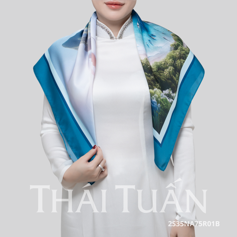  Khăn Choàng Thái Tuấn 2S35NA75R01B (75 x 75 cm) 