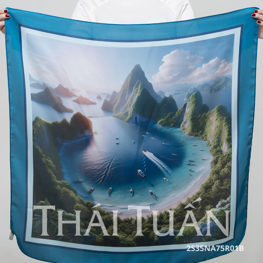  Khăn Choàng Thái Tuấn 2S35NA75R01B (75 x 75 cm) 