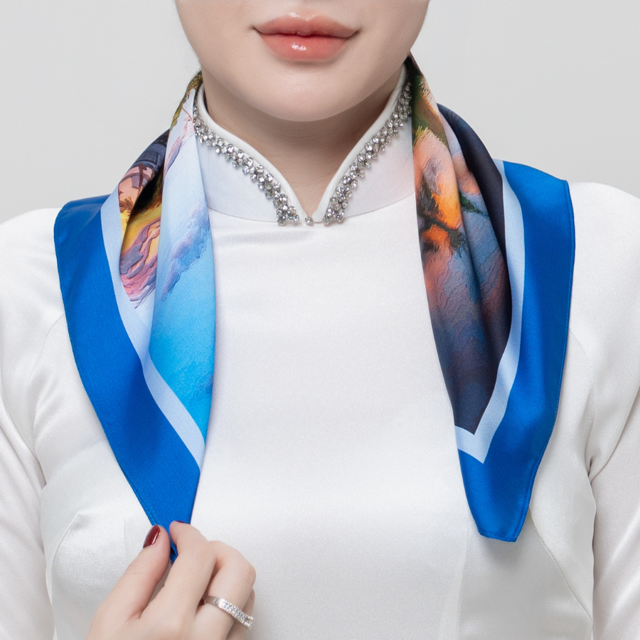  Khăn Choàng Thái Tuấn 2S36NA45R01B (45 x 45 cm) 