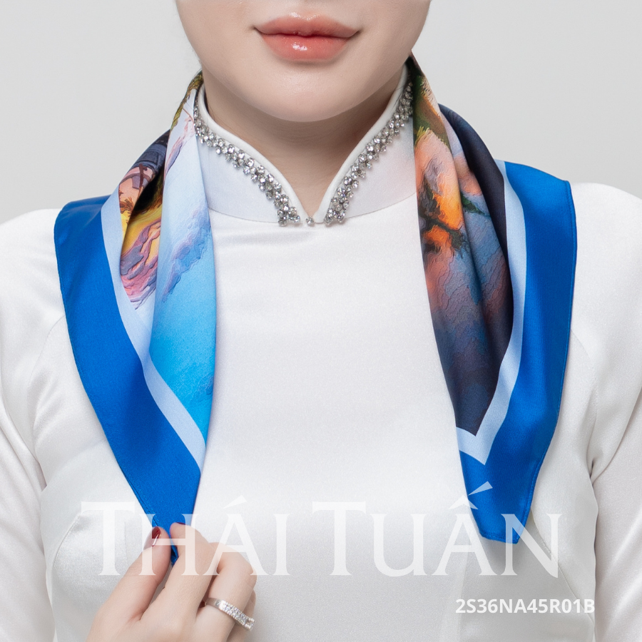  Khăn Choàng Thái Tuấn 2S36NA45R01B (45 x 45 cm) 