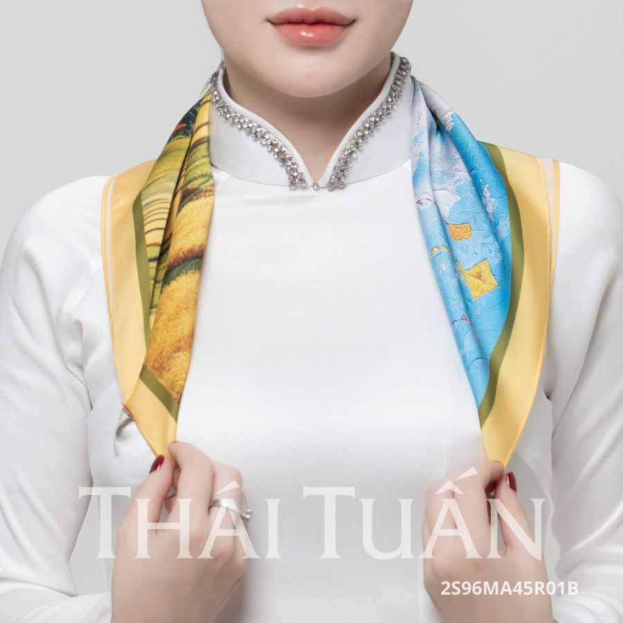  Khăn Choàng Thái Tuấn 2S96MA45R01B (45 x 45 cm) 