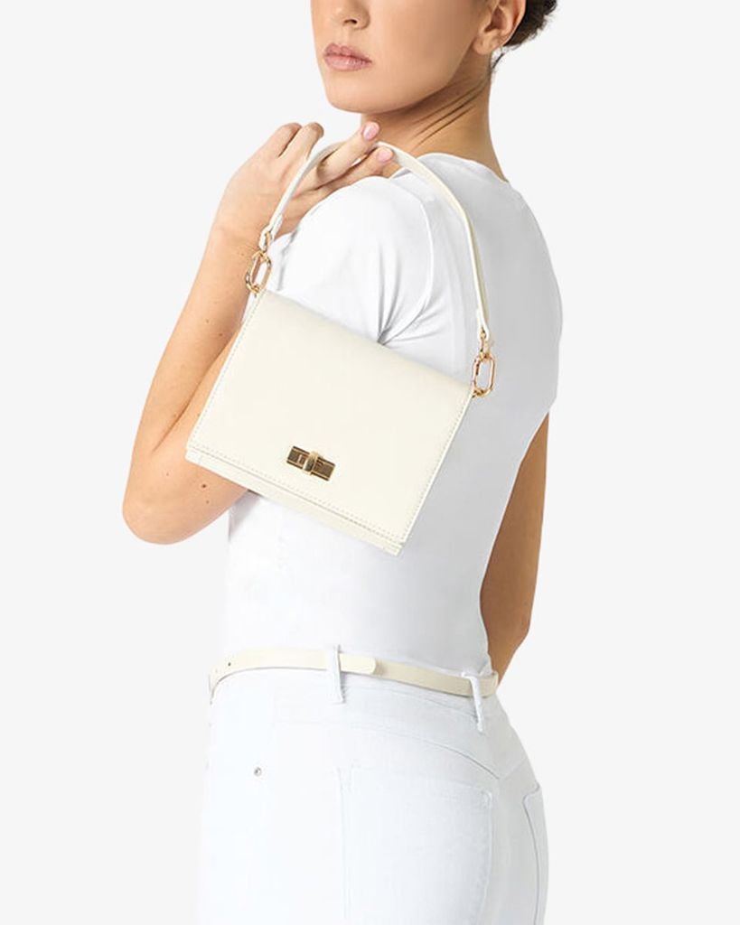 Túi Đeo Chéo Nữ Primadonna (26053) Offwhite Uni 