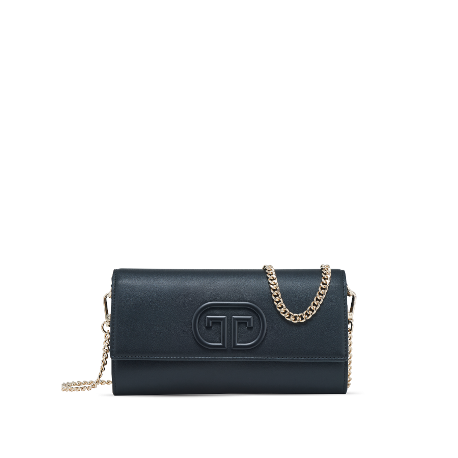  Ví Cầm Tay Nữ THÁI TUẤN Thời Trang Màu Đen Khóa Bấm 