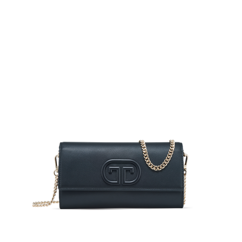  Ví Cầm Tay Nữ THÁI TUẤN Thời Trang Màu Đen Khóa Bấm 