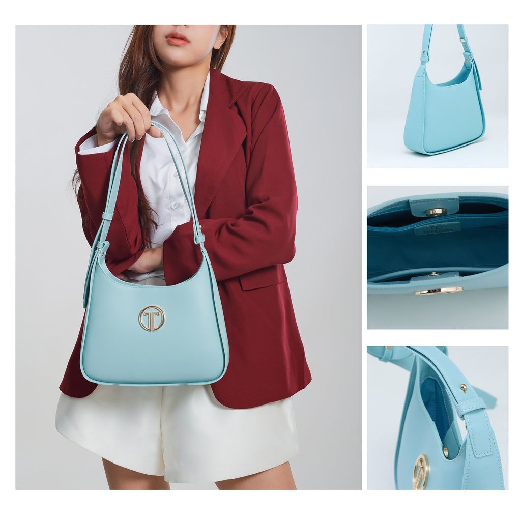  Túi Xách Tay Nữ THÁI TUẤN Đeo Vai Thời Trang Màu Xanh Ngọc 