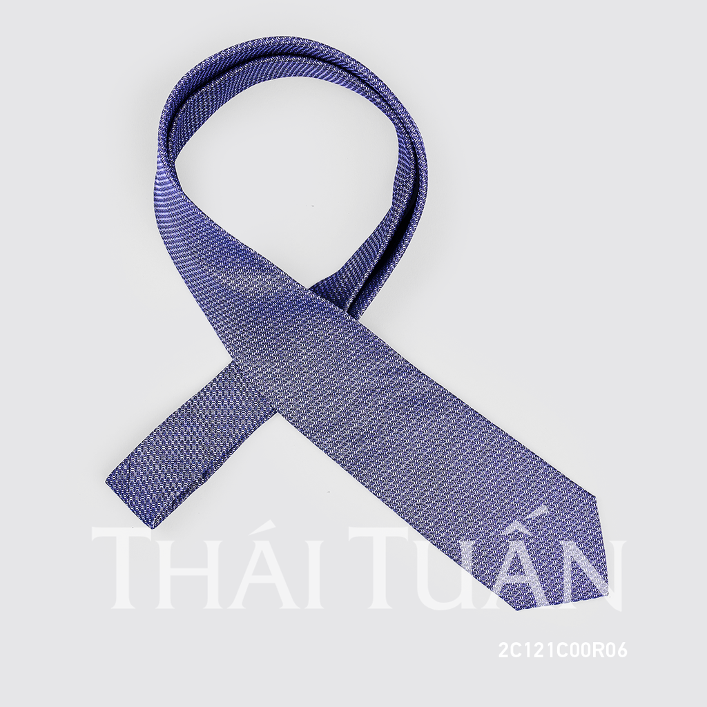  Cravat THÁI TUẤN Hoa Văn Nhí Màu Xanh 