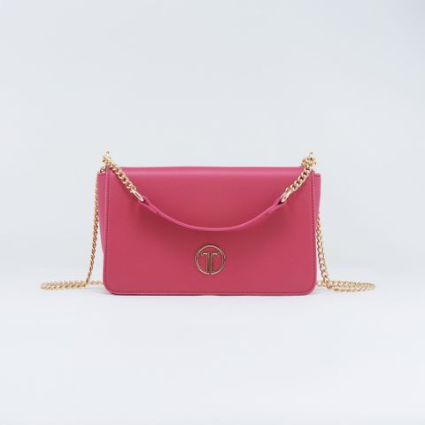  Túi Xách Tay Nữ THÁI TUẤN Đeo Vai Thời Trang Khóa Bấm Màu Hồng Sen 