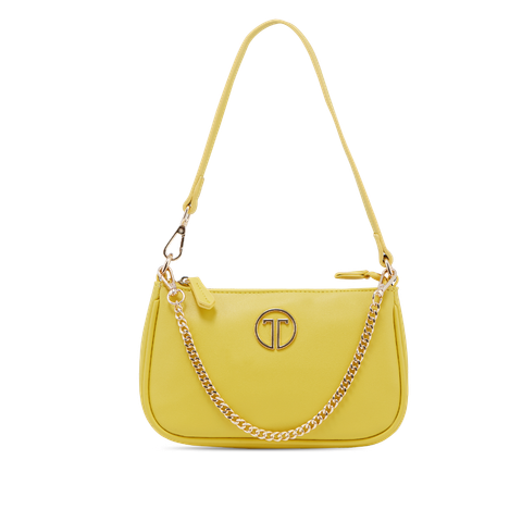 Túi Xách Tay Nữ THÁI TUẤN Đeo Vai Trơn Khóa Kéo Màu Vàng 