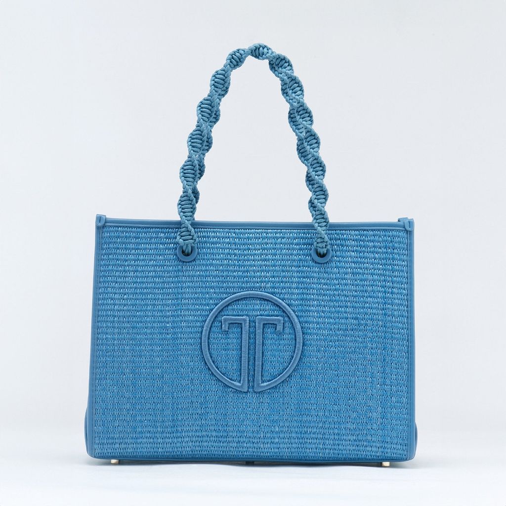  Túi Xách Tay Nữ THÁI TUẤN Thời Trang Thêu Nổi Màu Xanh 