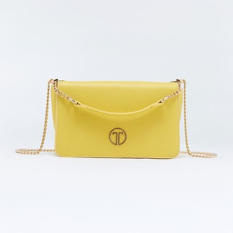  Túi Xách Tay Nữ THÁI TUẤN Đeo Vai Thời Trang Khóa Bấm Màu Vàng 