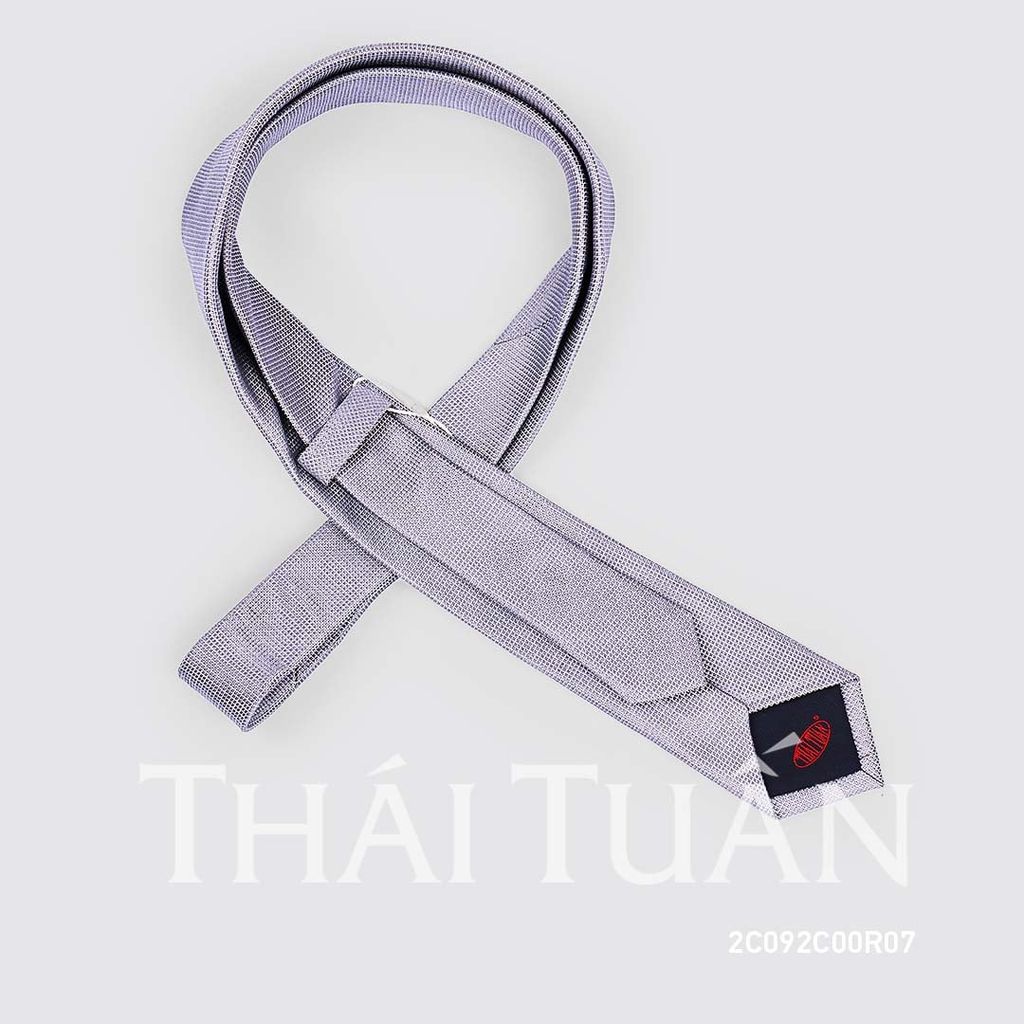 Cravat THÁI TUẤN Họa Tiết Kẻ Ô Màu Xám 
