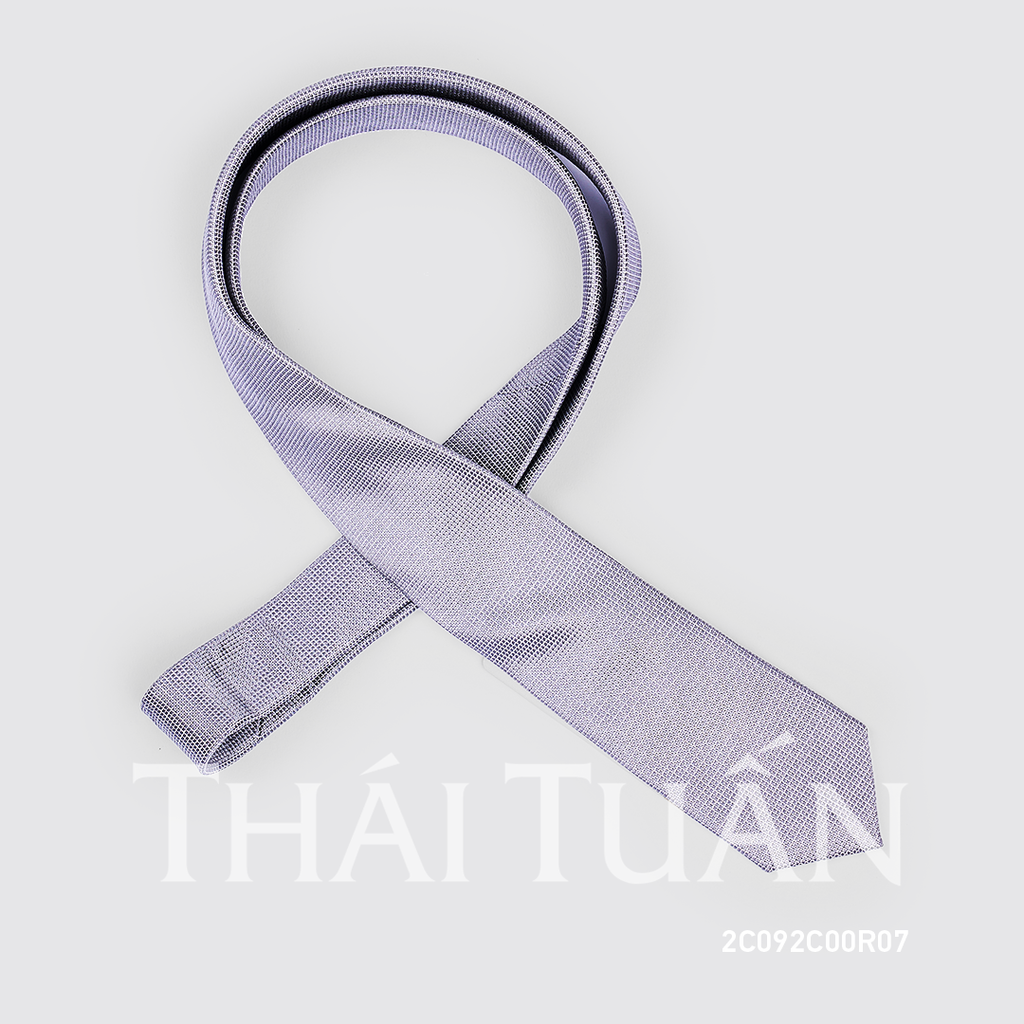  Cravat THÁI TUẤN Họa Tiết Kẻ Ô Màu Xám 