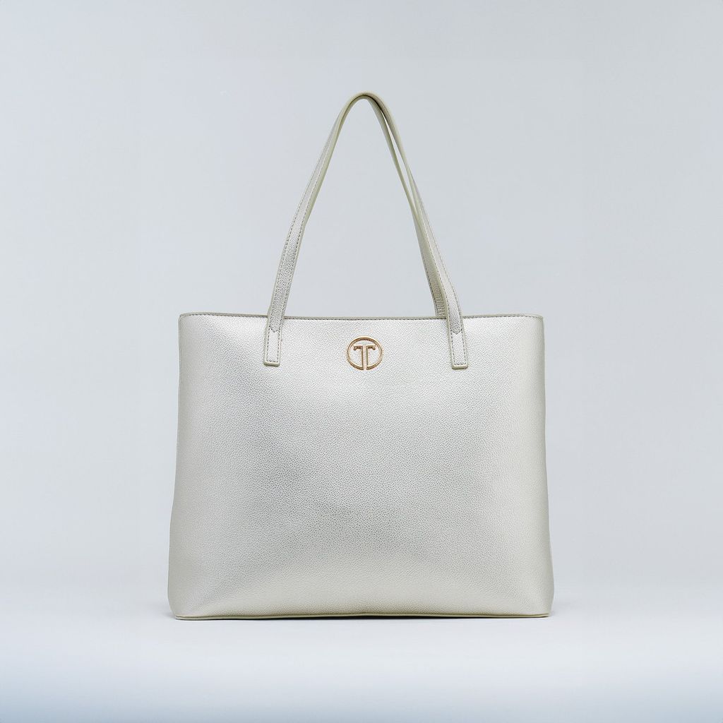  Túi Xách Tay Nữ THÁI TUẤN Lớn Thời Trang Màu Trắng Bạc 