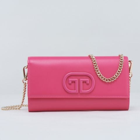  Clutch Nữ Thái Tuấn Thời Trang Màu Hồng Khóa Bấm 